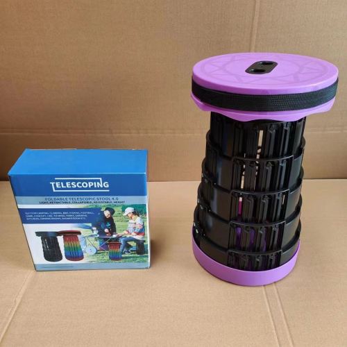 黑色伸缩凳彩色伸缩凳可收缩折叠携带凳钓鱼凳马扎凳