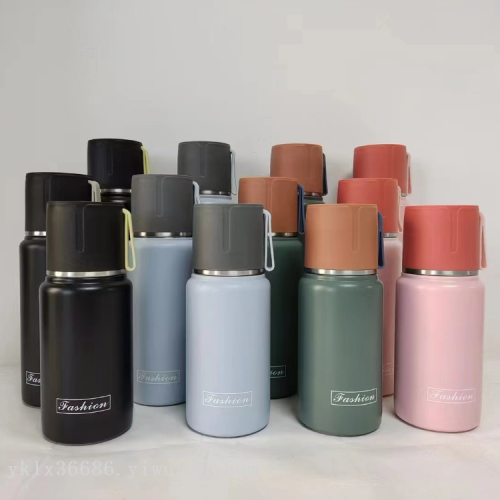 300-400-500ml All-Steel Thermos Cup Fashion Men‘s Ladies Cup Customizable Logo Gift Cup