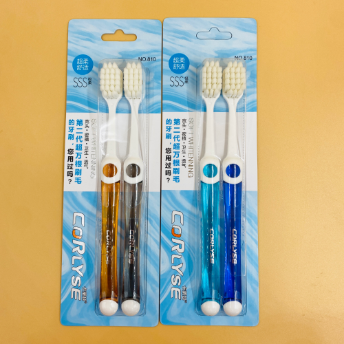 daily toothbrush wholesale kalis 810 double wide head about ten thousand hair super soft soft hair toothbrush