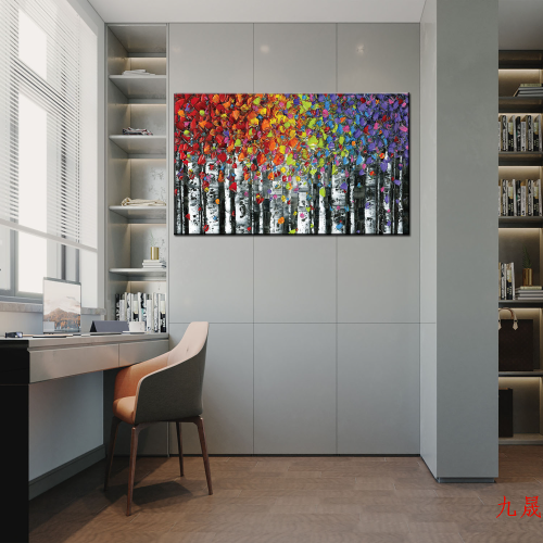 2023 New Oil Painting Living Room Bedroom Dining Room Decorative Painting Landscape Oil Painting Foreign Trade Supply Amazon Good Sales