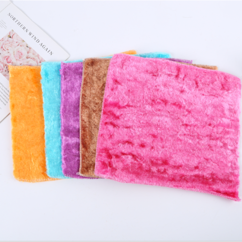 not easy to stick oil magic rag wood fiber dish towel decontamination pack soft kitchen household clean towel double layer oil removal