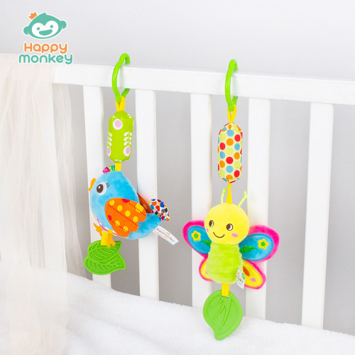 婴儿玩具卡通风铃婴儿车挂件婴儿床铃新生儿安抚玩具