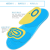Soft gel insole for cushioning sports insole in military training