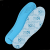 Blue latex cotton punched breathable insole can be cut printed cotton comfortable foreign trade sweat absorbent insole