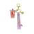 Creative Girlish Heart Quicksand Liquid Rabbit Oil Floating Bottle Hourglass Keychain Gift Pendant Ornament Wholesale