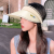 UPF50 + Summer Big Brim Air Top Sun Protection Hat UV Protection Sun Hat Female UV Cycling Sun Hat Cover Face