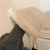 Winter Hat Thickened Fleece Warm Fisherman Hat Cute Rabbit Hair Ear Protection Bucket Hat Curling Mongolian Cap