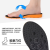 Massage Sports Insole Men and Women Sweat-Absorbing Breathable Shock Absorption Full Pad Sole Bump Massage Freely Cut Insole
