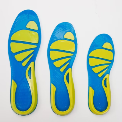 Silicone Thickened High Elastic Military Training Shock-Absorbing Insole U-Shaped Heel Super Soft Comfortable Sports Insole