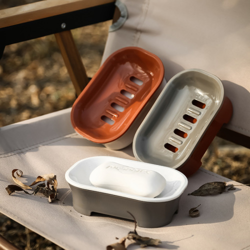 G197日用百货双层盖旅行沥水家用打起泡器不积水香肥皂盒盘碟架