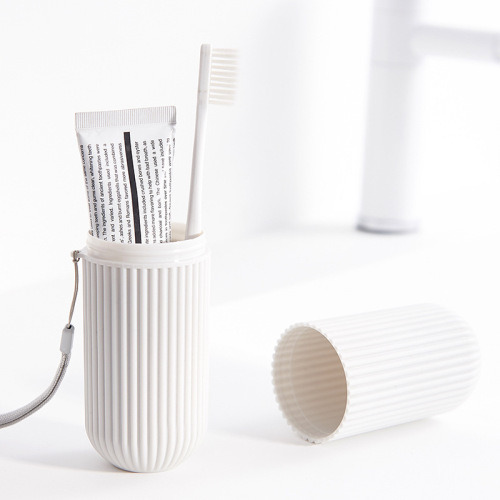 G110厨卫系列洗漱杯户外便携式塑料胶囊洗漱杯牙刷牙膏套装收纳盒