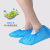 Junda Thickened Plastic Disposable Shoe Cover Dustproof Waterproof Wear-Resistant Non-Slip CPE Universal Shoe Cover Factory Direct Supply