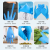Genuine Goods Junda Disposable Blue Nitrile Thickened Gloves Oil-Proof Acid-Resistant Wear-Resistant Sanitary Protective Gloves Factory Direct Sales