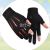 Sun Protection Gloves Men's Summer Open Finger Thin Ice Silk Driving Leakage Two Finger Lure Fishing Takeaway Half Finger Summer Cycling