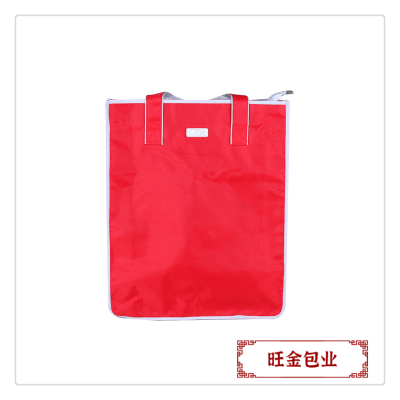 Factory Sales Spot Goods Hand-Carrying Oxford Cloth Business Office Briefcase Wholesale File Bag File Bag with Zipper Printing