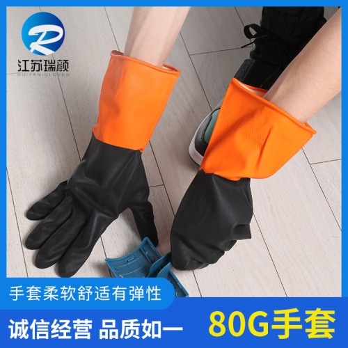 manufacturers supply blue yellow black orange orange orange household latex gloves household cleaning latex gloves