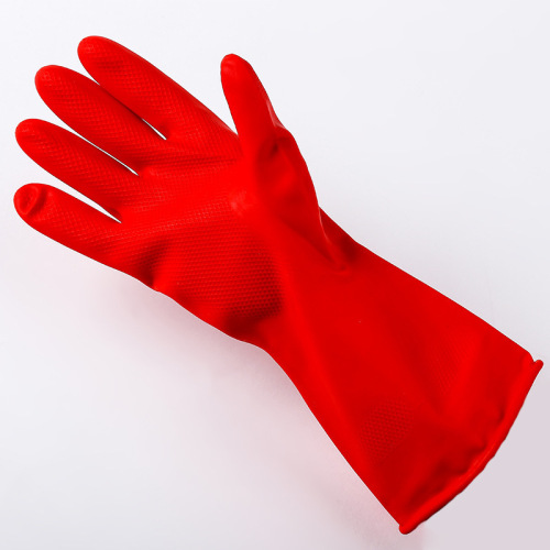 factory self-produced and sold 32cm acid and alkali resistant protective labor gloves chemical industrial household gloves 80g