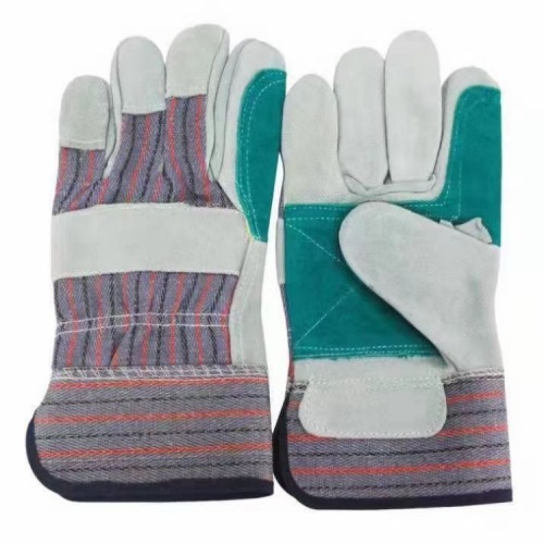 AB级牛皮电焊工作手套加倍耐磨防烫防高温劳保防护手套机械制造业