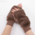 Factory Direct Sales Winter Warm Gloves Women's Fleece-Lined Thickened Cold Protection Screen Half Finger Gloves Fashion Gloves