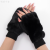 Factory Direct Sales Winter Warm Gloves Women's Fleece-Lined Thickened Cold Protection Half Finger Fur Gloves Ladies' Fashion Gloves