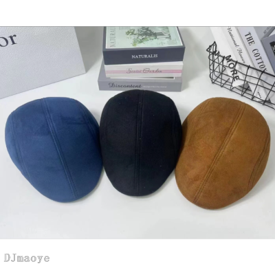 All-Match Solid Color Tongue Pressing Cap Hats for the Elderly