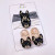 New Baby Glue Dispensing Non-Slip Room Socks Children's Three-Dimensional Doll Hair Band Cute Toy Socks Suit Wholesale