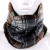 Winter is warm, fashionable, flannel multi-purpose scarf, head cover, collar, hat.
