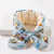 Children's Winter New Fashion Scarf Printed Cartoon Scarf with Velvet Bandana Warm All-Matching Neck Scarf Sports Accessories