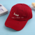 New Fashion Brand Letter Pree Embroidered Face-Looking Small Baseball Cap for Women Korean Style Simple Ripped Curved Brim Peaked Cap Men