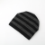 Cashmere Hat Women's Winter Striped Plaid Face Slimming Warm Leisure Woolen Yarn Small Back Knitted Hat 」