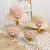 Summer Sun Protection Sun Hat Pink Bubble Flower Kit Hat Parent-Child Sun Hat Bag