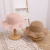 Hat Summer Children Sun Protection Sun Hat New Pearl Parent-Child Straw Hat Cover Face Outdoor Sun Hat