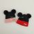 Hat Flanging Knitted Hat Autumn and Winter Warm Hat Winter Mickey Plush Ears Boys and Girls Baby Children Woolen Cap