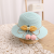 Children's Straw Hat Parent-Child Models Sun-Proof Bucket Hat Bucket Hat 2022 New Girls Spring and Summer Outdoor Travel