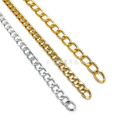 Wholesale Anodized Aluminum Chain， Aluminum Chain Ring， Cheap Chain， Bag Chain Grinding Chain