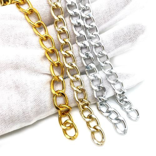 Bag Chain Accessories Shoulder Crossbody Aluminum Chain Detachable Chain Golden DIY Metal Chain Accessories Wholesale