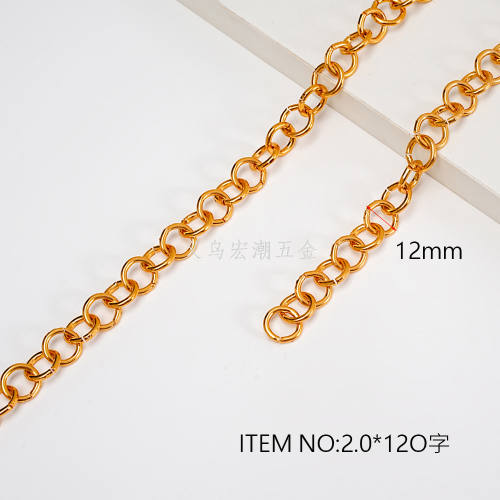 clothing luggage accessory chain o-shaped chain hardware bag chain luggage accessories crossbody strap supply wholesale