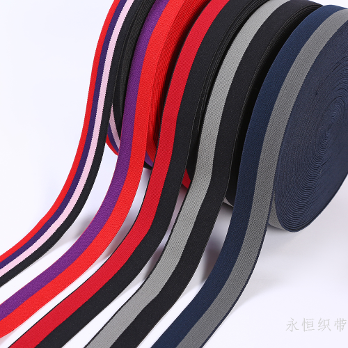 factory spot sales 3.0cm nylon two-color elastic band warm pants elastic band
