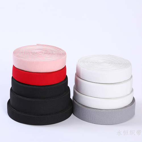 Spot Polyester Double-Sided Velvet Elastic Band Double-Sided Thickened， Sanded Fabric Elastic Rubber Band