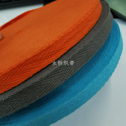 Various Colors in Stock 1.0cm Herringbone Pattern Cotton Tape Clothes Back Collar Layering