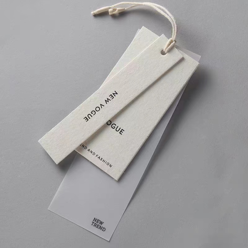 high-end tag customized clothes tag customized logo label making special paper tag card listing