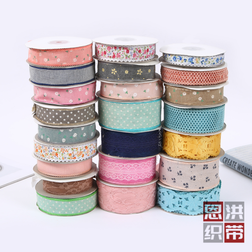 south korea ribbon handmade diy colorful ribbon flower yixi box gift packaging ribbon headdress hair ornaments accessories