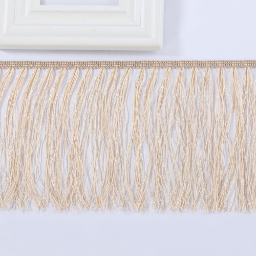 长芽苏涤纶合股线 欧式窗帘装饰花边 沙发涤棉绳排流苏