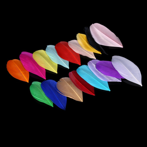 40-80mm彩色飘头羽毛 DIY饰品羽毛 鹅毛 配饰工艺品原材料批发