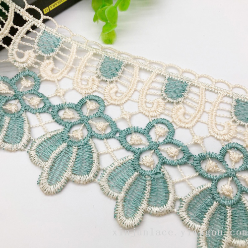 lace home textile lace polyester embroidery lace water soluble lace sofa accessories lace