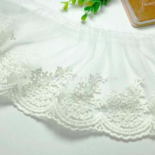 discount lace hat wrinkle lace embroidery lace clothing accessories large quantity and excellent price