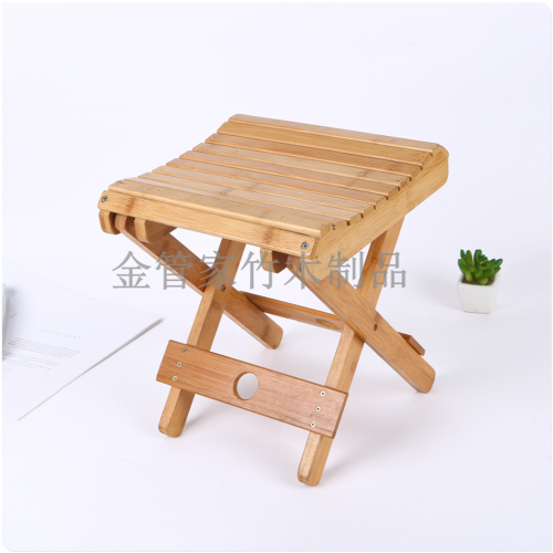 foldable table home dining table portable small stool outdoor square small apartment simple bamboo solid wood dining stool