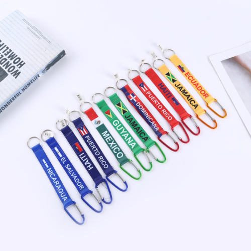 National mountain climbing buckle, short water cup lanyard, keychain lanyard