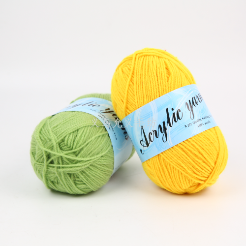 foreign trade woolen yarn ball 100g wool ball polyester wool 4 strands regular thread diy weaving