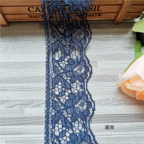 40色6公分现货供应无弹蕾丝婚纱连衣裙腰带花边涤纶针织蕾丝批发